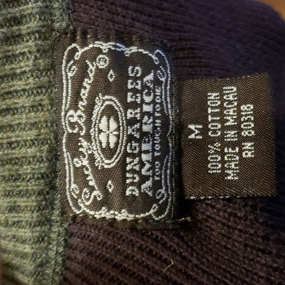 Lucky brand green brown ribbed sweater long sleeve - Picture 5 of 5